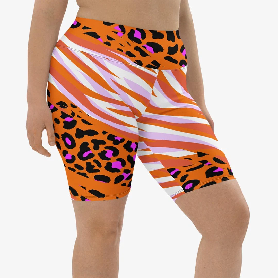 Biker Shorts "Cheetiger" Orange - Image 7