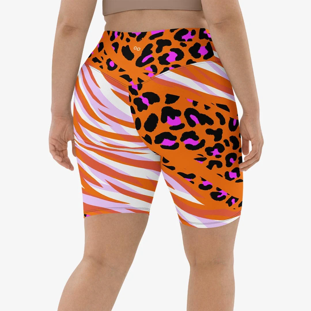 Biker Shorts "Cheetiger" Orange - Image 6